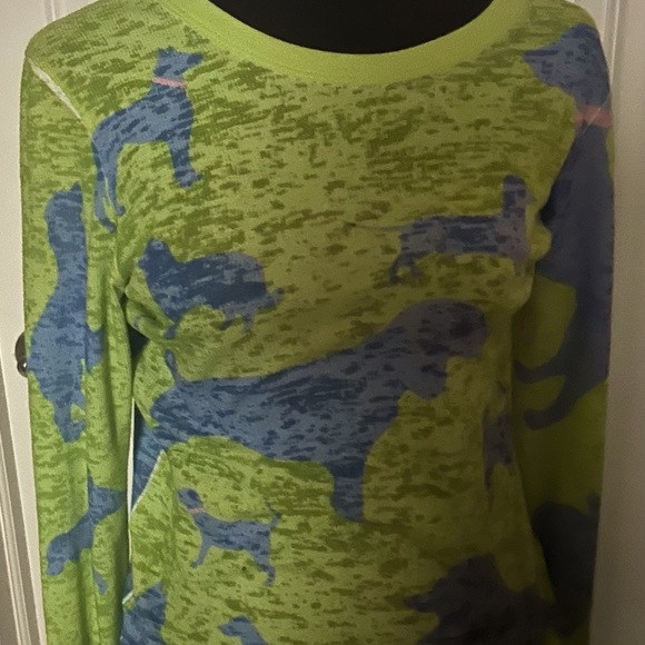 Before and Again Tops - Women’s top dachshund print long sleeve